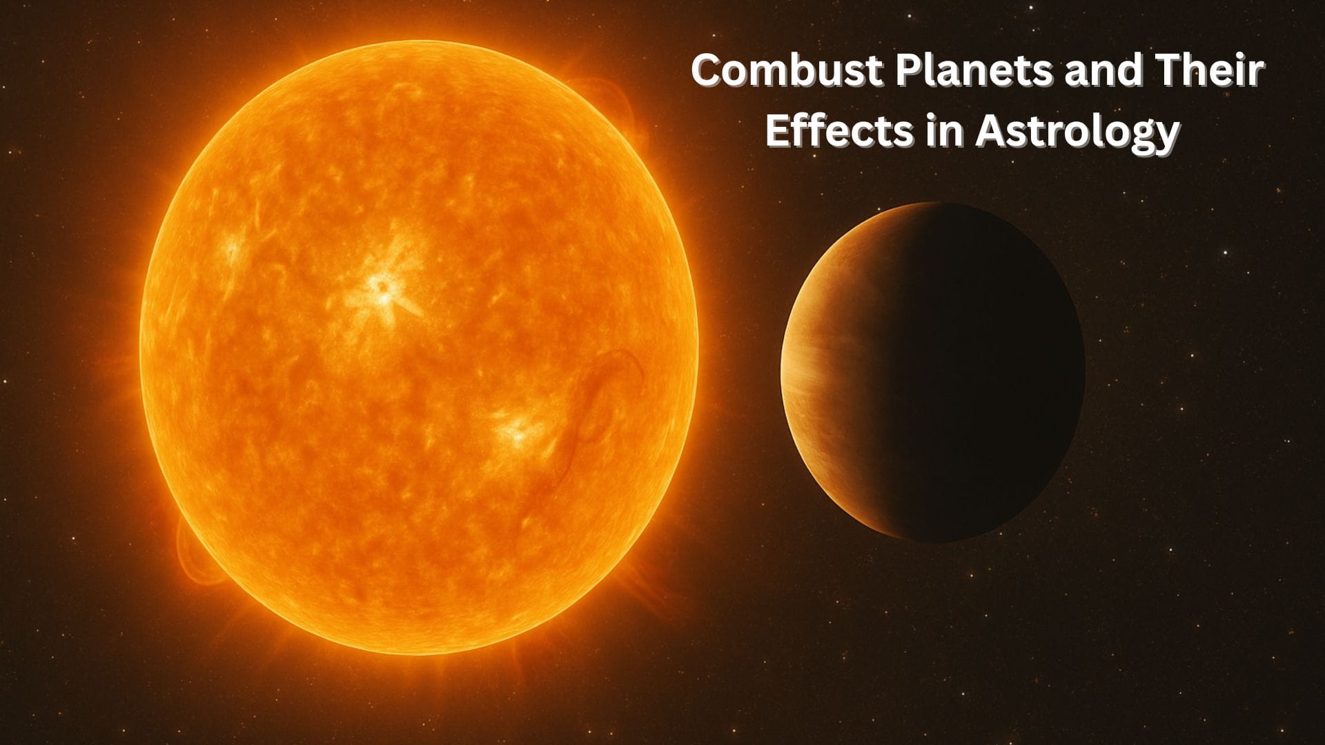 Combust Planets